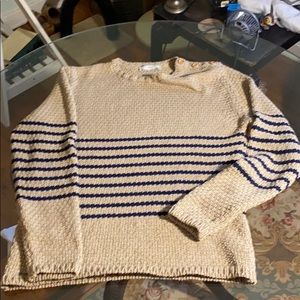 New Zara Man 100% Acrylic striped sweater